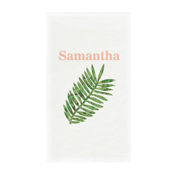 Tropical Leaves Guest Towels - Full Color - Standard (Personalized)