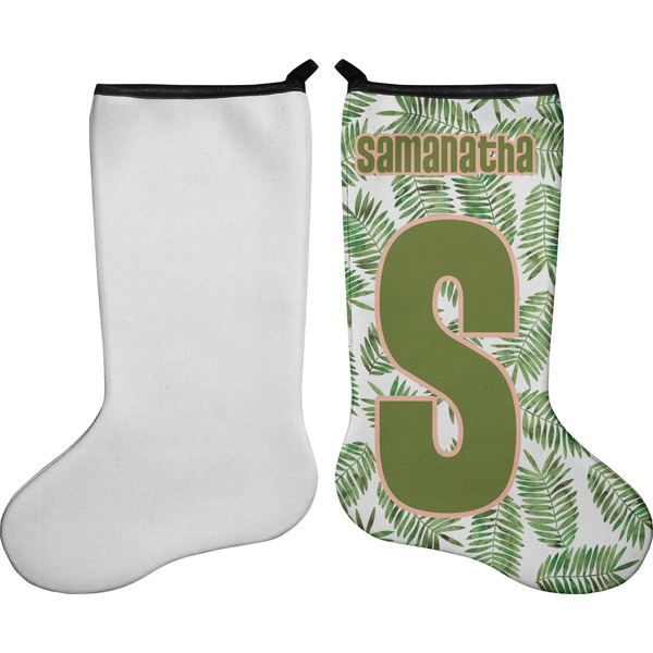 Tropical Leaves Stocking - Single-Sided - Approval