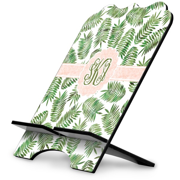 Custom Tropical Leaves Stylized Tablet Stand (Personalized)