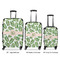 Tropical Leaves Suitcase Set 1 - APPROVAL