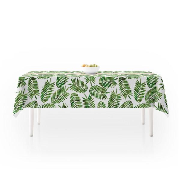 Tropical Leaves Tablecloths (58"x102") - MAIN (side view)