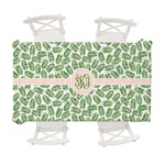 Tropical Leaves Tablecloth - 58"x102" (Personalized)