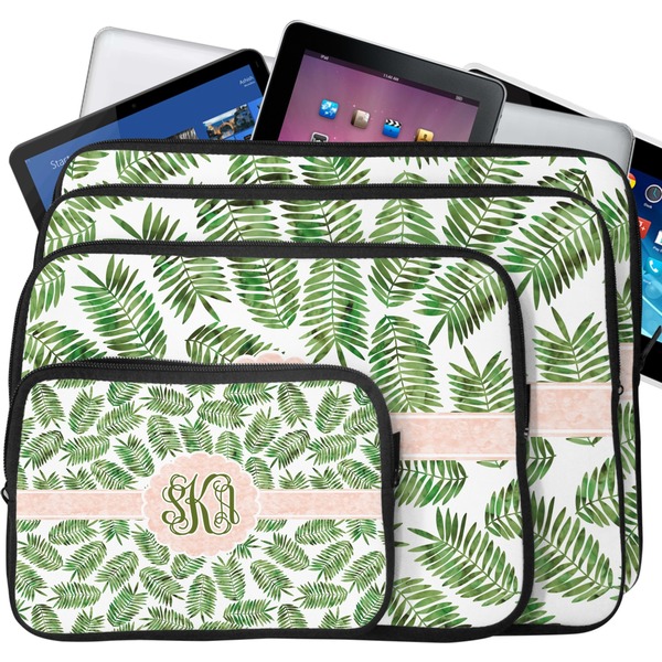 Tropical Leaves Tablet & Laptop Case Sizes
