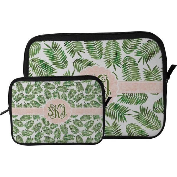 Tropical Leaves Tablet Sleeve (Size Comparison)