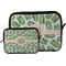 Tropical Leaves Tablet Sleeve (Size Comparison)