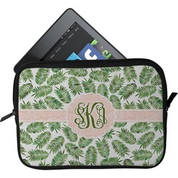Tropical Leaves Tablet Case / Sleeve - Small (Personalized)