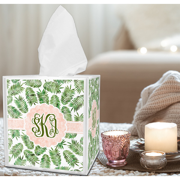 Tropical Leaves Tissue Box - LIFESTYLE