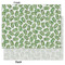 Tropical Leaves Tissue Paper - Lightweight - Large - Front & Back
