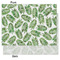 Tropical Leaves Tissue Paper - Lightweight - Medium - Front & Back