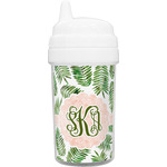 Tropical Leaves Toddler Sippy Cup (Personalized)