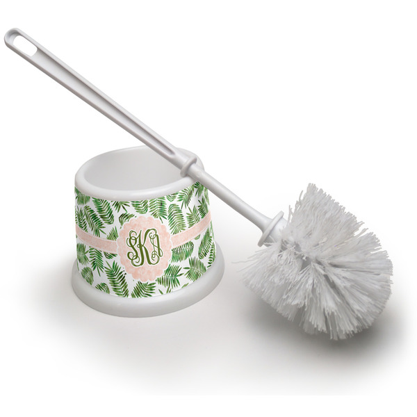 Custom Tropical Leaves Toilet Brush (Personalized)