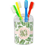 Tropical Leaves Toothbrush Holder (Personalized)
