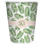 Tropical Leaves Waste Basket (Personalized)