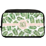 Tropical Leaves Toiletry Bag / Dopp Kit (Personalized)