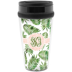 Tropical Leaves Acrylic Travel Mug without Handle (Personalized)