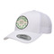 Tropical Leaves Trucker Hat - White (Personalized)