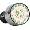 Tropical Leaves USB Car Charger - Close Up
