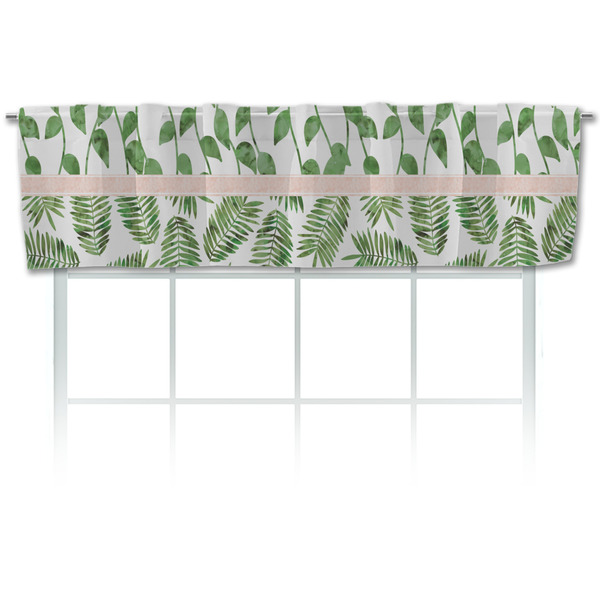 Custom Tropical Leaves Valance (Personalized)