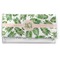 Tropical Leaves Vinyl Check Book Cover - Front