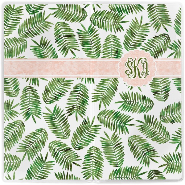 Tropical Leaves Vinyl Document Wallet - Apvl