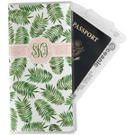 Tropical Leaves Travel Document Holder