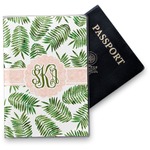 Tropical Leaves Vinyl Passport Holder (Personalized)