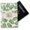 Tropical Leaves Vinyl Passport Holder (Personalized)