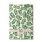 Tropical Leaves Waffle Weave Golf Towel - Front/Main