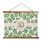 Tropical Leaves Wall Hanging Tapestry - Wide (Personalized)
