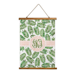Tropical Leaves Wall Hanging Tapestry - Tall (Personalized)