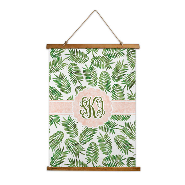 Custom Tropical Leaves Wall Hanging Tapestry (Personalized)