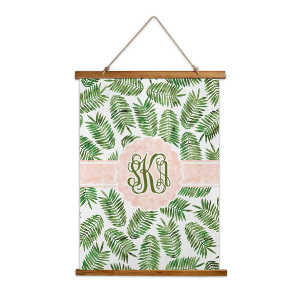 Custom Tropical Leaves Wall Hanging Tapestry (Personalized)