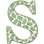 Tropical Leaves Letter Decal - Small (Personalized)