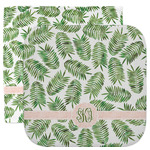 Tropical Leaves Facecloth / Wash Cloth (Personalized)