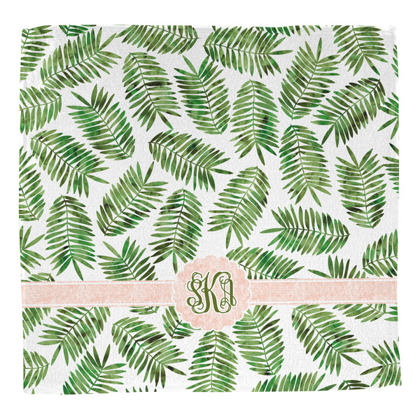 Tropical Leaves Washcloth - Front - No Soap