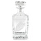 Tropical Leaves Whiskey Decanter - 26 oz Square (Personalized)