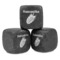 Tropical Leaves Whiskey Stones - Set of 3 - Front
