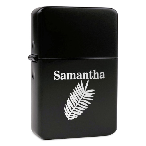 Custom Tropical Leaves Windproof Lighter (Personalized)
