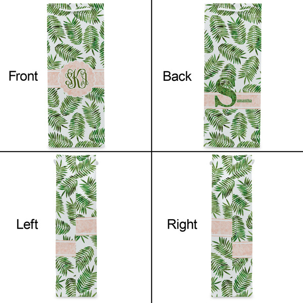 Tropical Leaves Wine Gift Bag - Gloss - Approval
