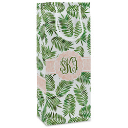 Tropical Leaves Wine Gift Bags (Personalized)