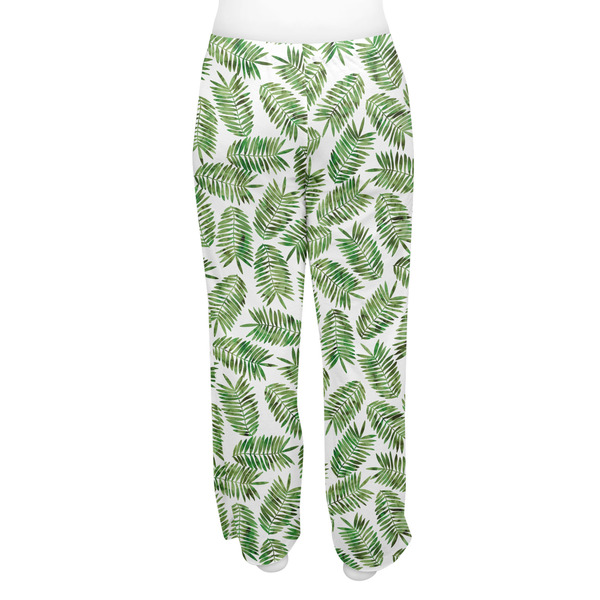 Tropical Leaves Women's Pj on model - Back