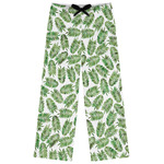 Tropical Leaves Womens Pajama Pants - XL