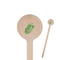 Tropical Leaves 7.5" Round Wooden Stir Sticks - Single Sided (Personalized)