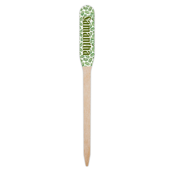 Tropical Leaves Wooden Food Pick - Paddle - Single Pick