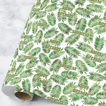 Tropical Leaves Wrapping Paper Roll - Large (Personalized)