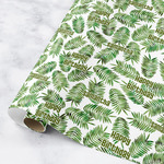 Tropical Leaves Wrapping Paper Roll - Small (Personalized)