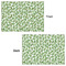 Tropical Leaves Wrapping Paper Sheet - Double Sided - Front & Back