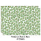 Tropical Leaves Wrapping Paper Sheet - Double Sided - Front
