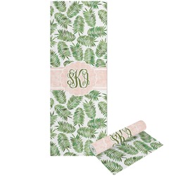 Tropical Leaves Yoga Mat - Printable Front and Back (Personalized)
