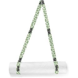 Tropical Leaves Yoga Mat Strap (Personalized)
